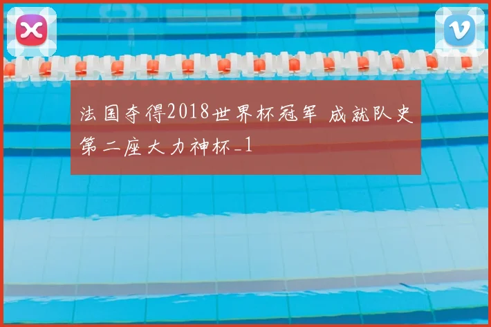 法国夺得2018世界杯冠军 成就队史第二座大力神杯_1